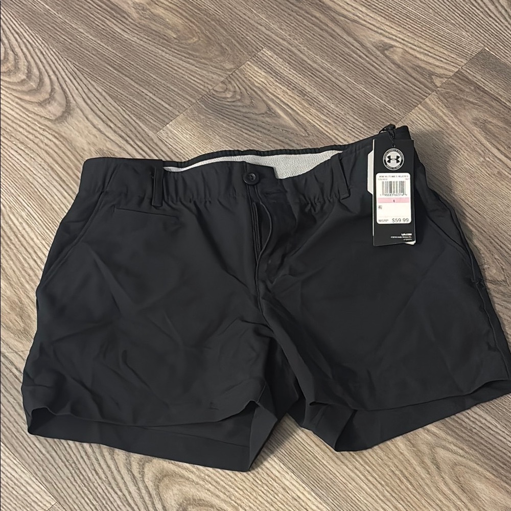 Under Armour Black Athletic Shorts Lightweight Performance